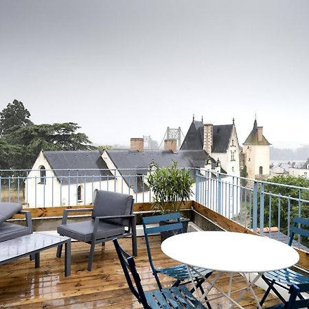 Grand Gite Terrasse Vue Loire Et Chateau D'アンスニ エクステリア 写真